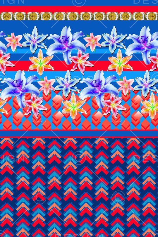 经典民族风印花华亿平台图片