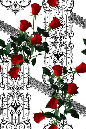 复古印花华亿平台图片