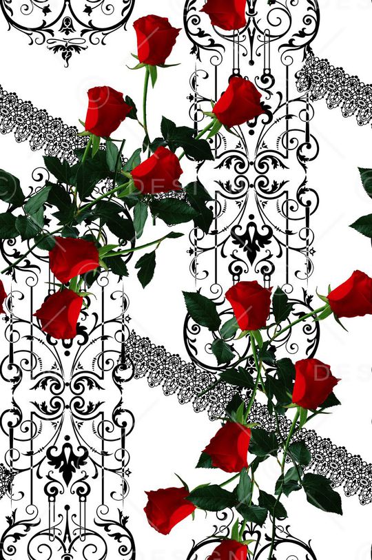 复古印花华亿平台图片