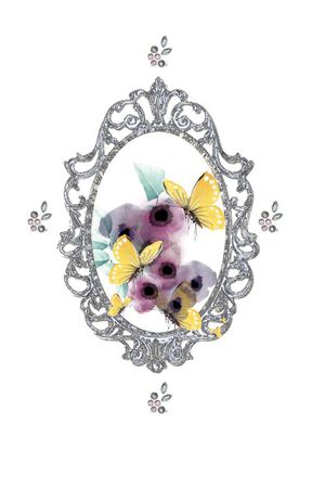 定位蝴蝶印花华亿平台图片