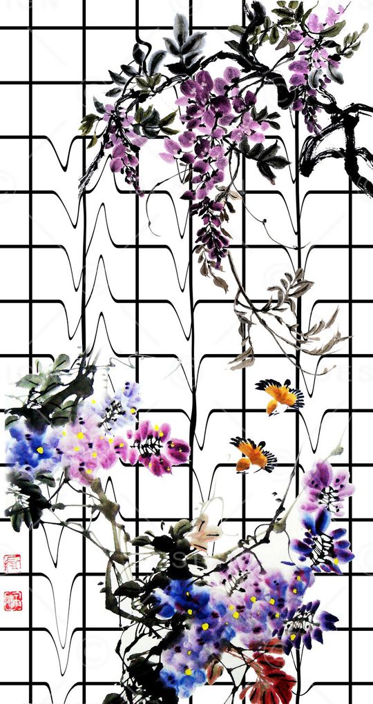 复古印花华亿平台图片