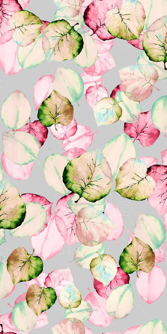 清新时尚手绘印花华亿平台图片