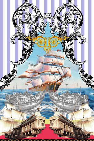 Versace印花华亿平台图片