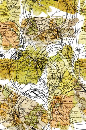 地图印花华亿平台图片