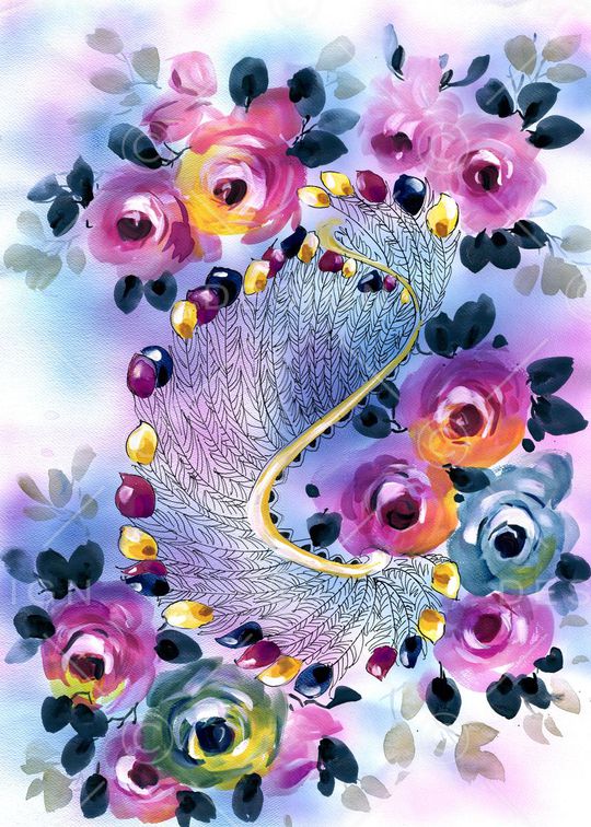 手绘华亿平台印花华亿平台图片