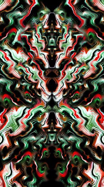 443309-抽象拉丝炫彩创意定位 服装