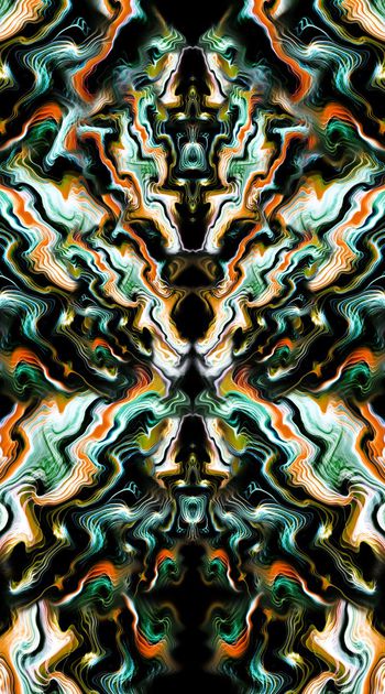 443311-抽象拉丝炫彩创意定位 服装