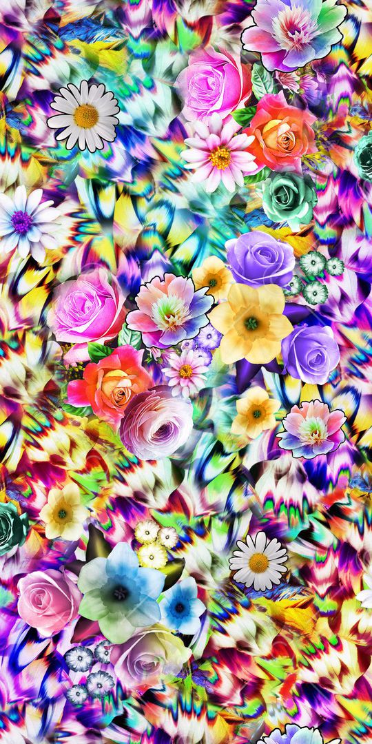 炫丽缤纷印花华亿平台图片