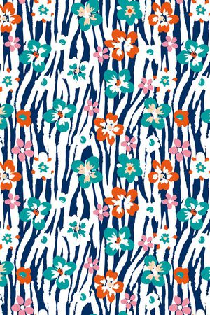 豹纹底纹印花华亿平台图片