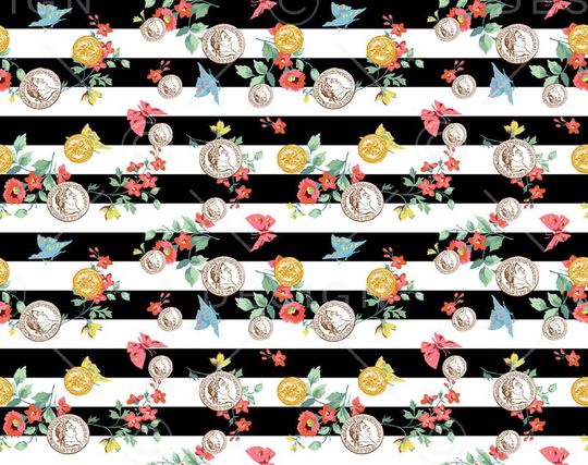 几何图形印花华亿平台图片