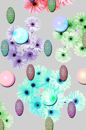 时尚春夏印花华亿平台图片