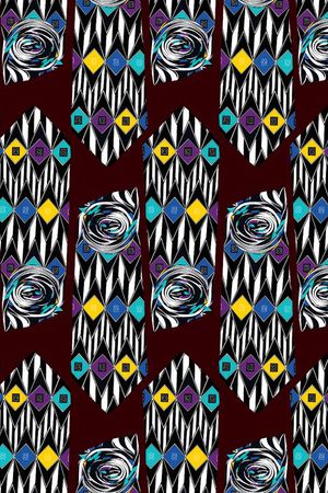 几何系列印花华亿平台图片