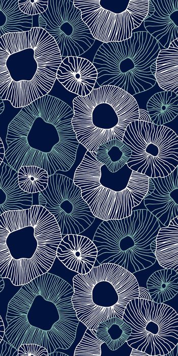 443524-环形花纹矢量图案