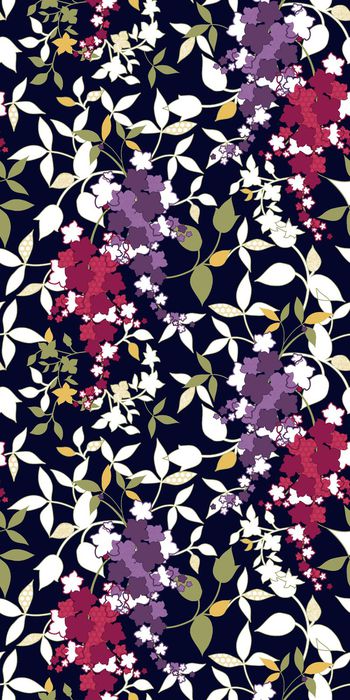 443527-清新花卉叶子 植物