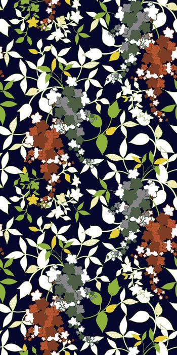 443531-清新花卉叶子 植物