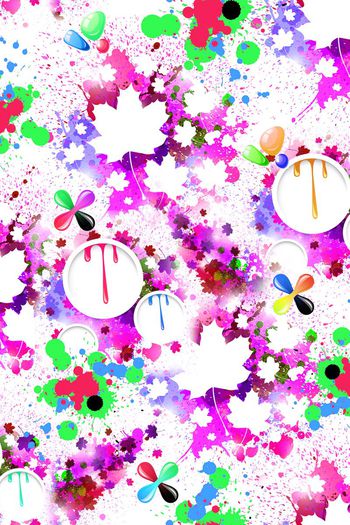 443565-镂空枫采泼墨