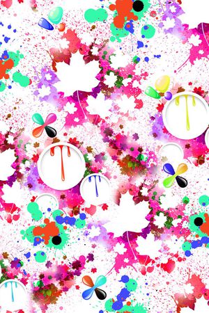 泼墨印花华亿平台图片