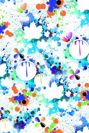 泼墨印花华亿平台图片