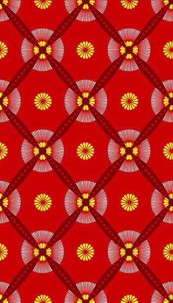 红底印花华亿平台图片