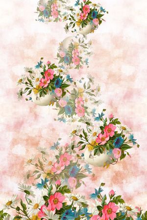 朦胧系列印花华亿平台图片