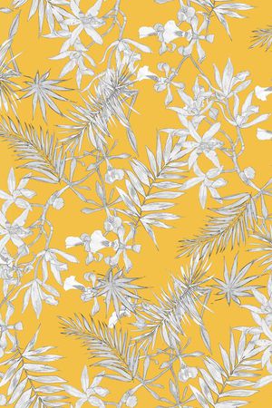 创意花卉印花华亿平台图片