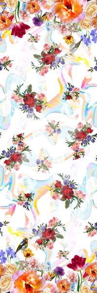 L.D~花卉印花华亿平台图片