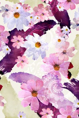 笔触印花华亿平台图片