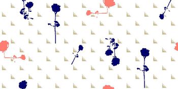 443826-男装衬衫几何三角底双色树枝花卉