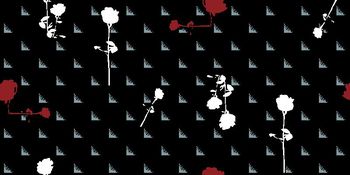 443828-男装衬衫几何三角底双色树枝花卉