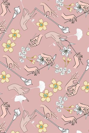 时尚简约印花华亿平台图片