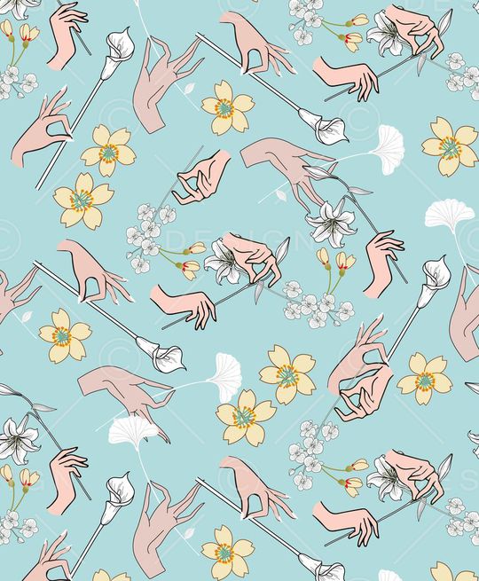 时尚简约印花华亿平台图片