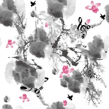 复古 中国风印花华亿平台图片