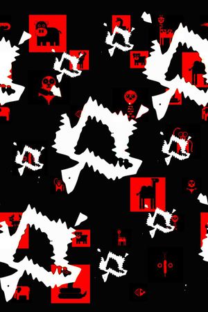 抽象印花华亿平台图片