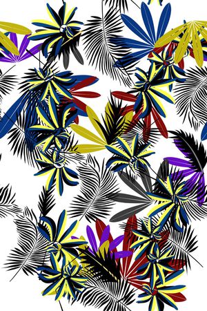 热带花草印花华亿平台图片