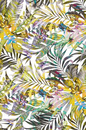 抽象印花华亿平台图片