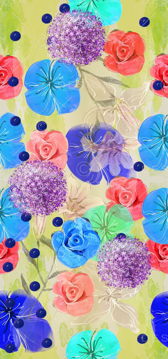 漂亮印花华亿平台图片