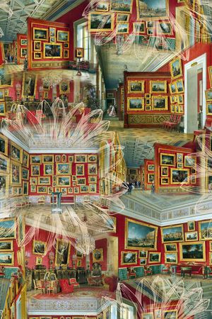 欧式复古印花华亿平台图片