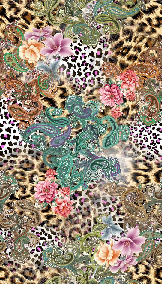 动物纹印花华亿平台图片