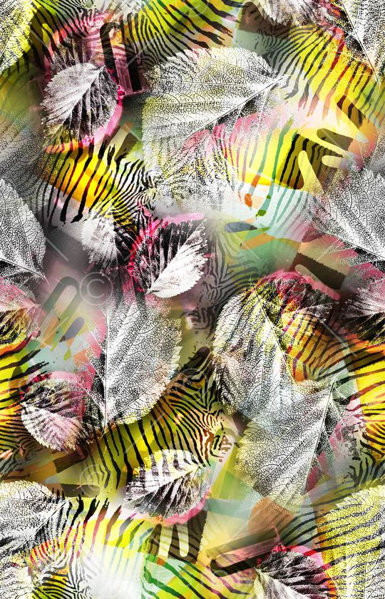 动物纹印花华亿平台图片