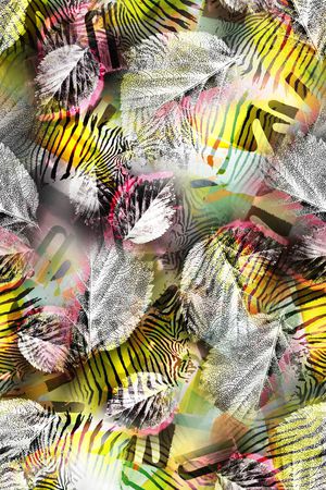 动物纹印花华亿平台图片