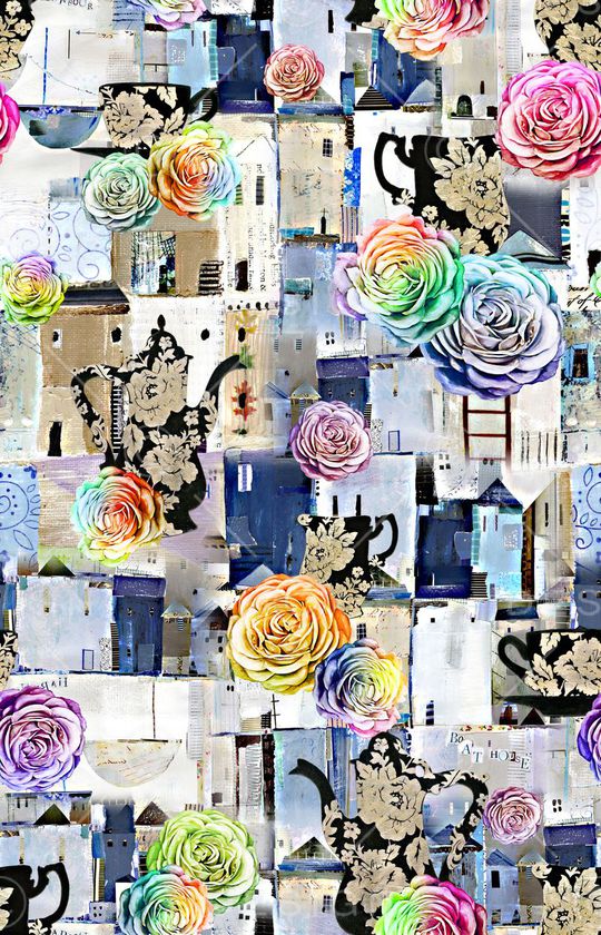 欧式印花华亿平台图片