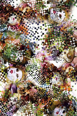 抽象印花华亿平台图片