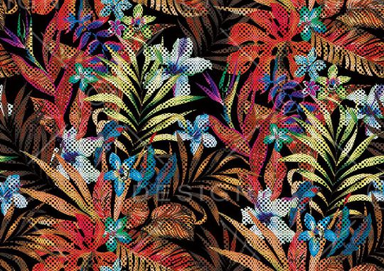 抽象印花华亿平台图片