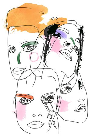 清新印花华亿平台图片