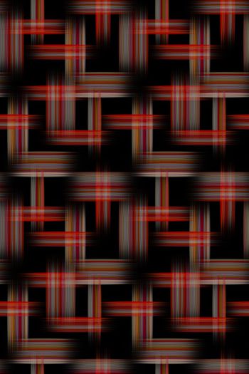 444518-抽象极光格纹男装衬衫T恤短裤数码花