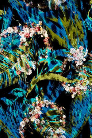 动物纹 豹纹印花华亿平台图片