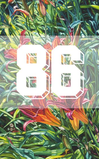 444700-	流行时尚T恤卫衣手绘花卉字母组合