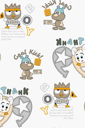 卡通印花华亿平台图片