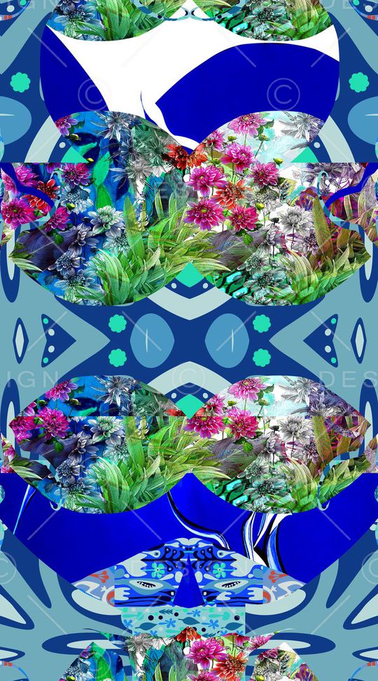 抽象印花华亿平台图片