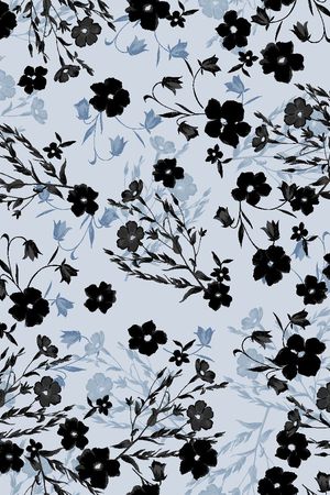 水墨风印花华亿平台图片